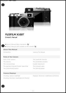Fujifilm finepix s digital camera manual